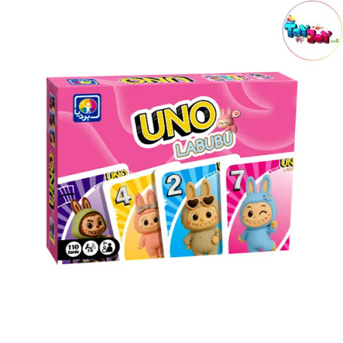 بازی کارتی اونو طرح لبوبو ۱۱۰ کارتی – مناسب برای کودکان بالای ۷ سال | برند بردیا