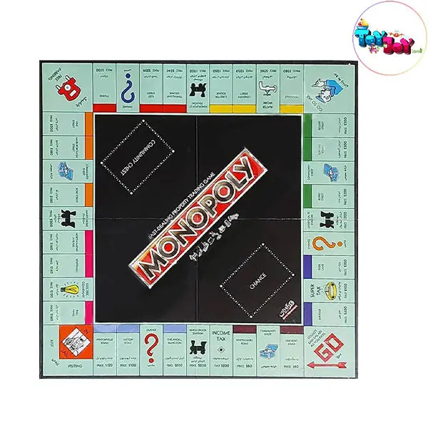 بازی فکری مونوپولی حرفهای مدل هاردباکس فکرآوران – نسخه کلکسیونی با مهره فلزی