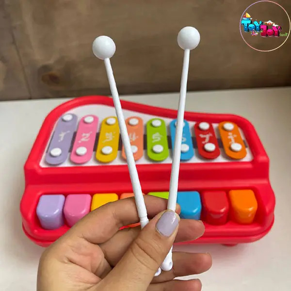 بلز پیانویی زرد هانگر 8 تیغه مدل Huanger 8011 – آموزش موسیقی و سرگرمی کودک