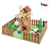 اسباب بازی ساختنی اوسا بنا 4 آسیابان | ساخت و ساز خلاقانه برای کودکان