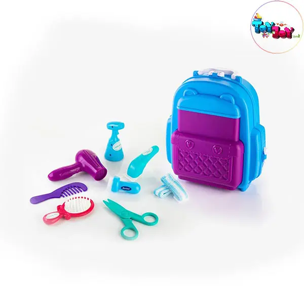 اسباب‌بازی کوله پشتی آرایشی فانزی (آبی) – Make Up Artist Toy Set