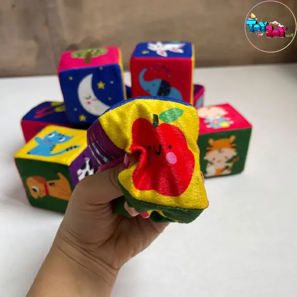 بازی فکری مکعب‌های ابری مدل مفاهیم – مناسب نوزاد و کودک خردسال