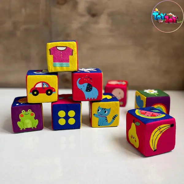 بازی فکری مکعبهای ابری مدل مفاهیم – مناسب نوزاد و کودک خردسال