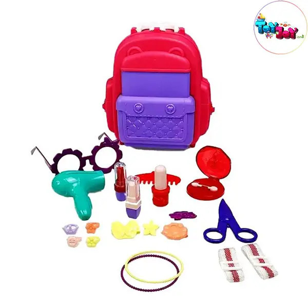 کولهپشتی آرایشگری فانزی دخترانه برند هوگر – آموزش همراه با خلاقیت و بازی