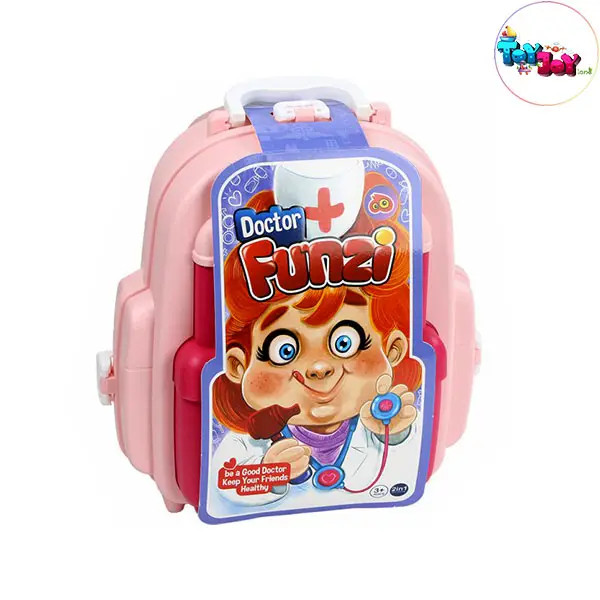کولهپشتی پزشکی فانزی (صورتی) دخترونه – آشنایی با دنیای پزشکی همراه با بازی و خلاقیت