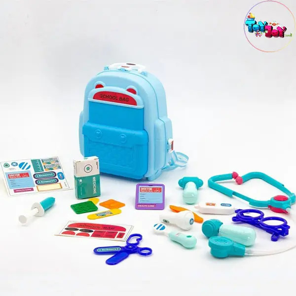 کولهپشتی پزشکی فانزی (آبی) پسرونه – بازی آموزشی و نقشآفرینی برای کودکان