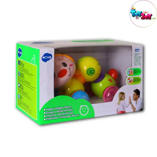 اسباب بازی کرم فشاری موزیکال هولا (HOLA) مدل کرم ابریشم