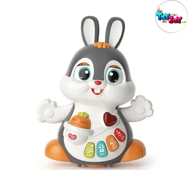 خرگوش رقاص موزیکال هالی تویز (Huile Toys) – اسباب بازی سرگرم‌کننده کودک