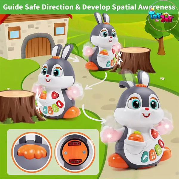 خرگوش رقاص موزیکال هالی تویز (Huile Toys) – اسباب بازی سرگرمکننده کودک