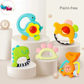 جغجغه و دندانگیر دایناسور هولا (ست ۵ عددی)