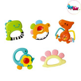 جغجغه و دندانگیر دایناسور هولا (ست ۵ عددی)