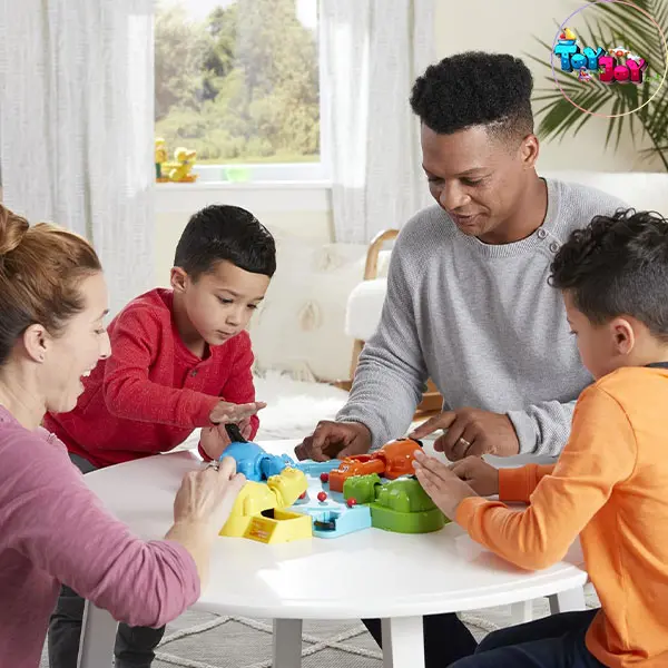 بازی فکری اسب آبی گرسنه (Hungry Hippos)