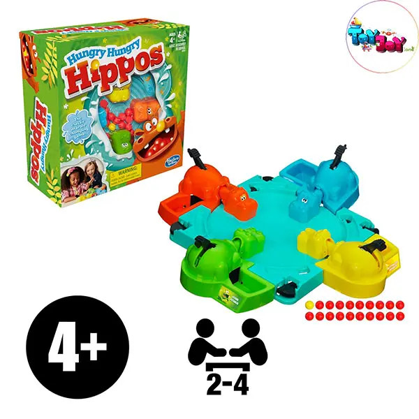 بازی فکری اسب آبی گرسنه (Hungry Hippos) قدیمی