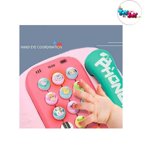 تلفن موزیکال خرگوشی مدل ماشین | آموزش اعداد و صداها با چراغ و موزیک