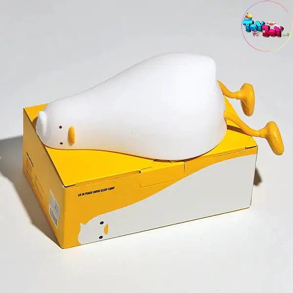 چراغ خواب سیلیکونی اردک خسته | چراغ خواب کودک شارژی ۷ رنگ