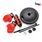 کیسه بوکس فنری کودک (به همراه دستکش و ارتفاع قابل تنظیم)