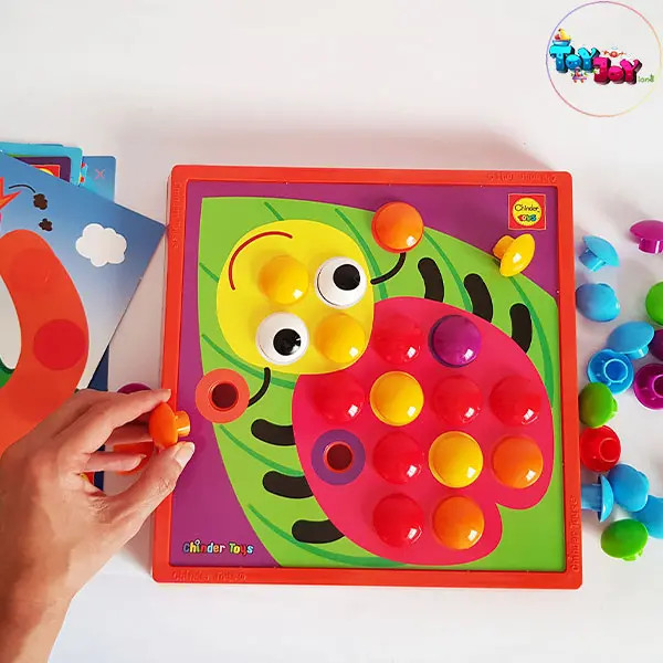 بازی فکری دکمه دکمه چیندر تویز | تقویت خلاقیت و مهارتهای کودک