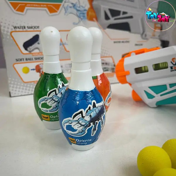 تفنگ دوکاره آبپاش و پرتاب توپ با بولینگ مدل 29-648