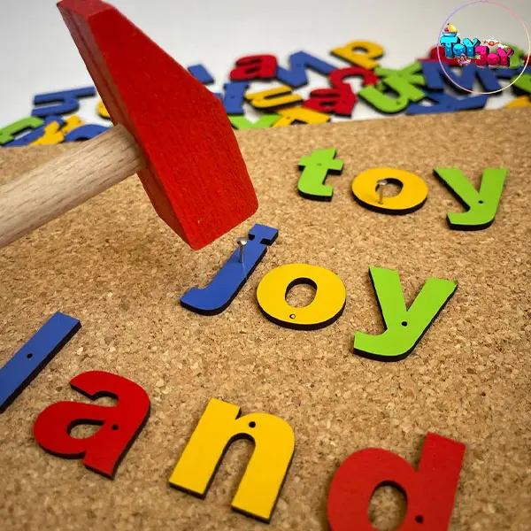 میخ و چکش الفبای انگلیسی برند ایپکا – بازی آموزشی چوبی برای یادگیری حروف