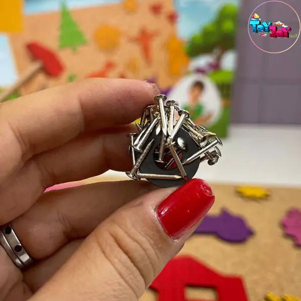 میخ و چکش مزرعه برند ایپکا – بازی خلاقانه چوبی با طرح حیوانات و طبیعت