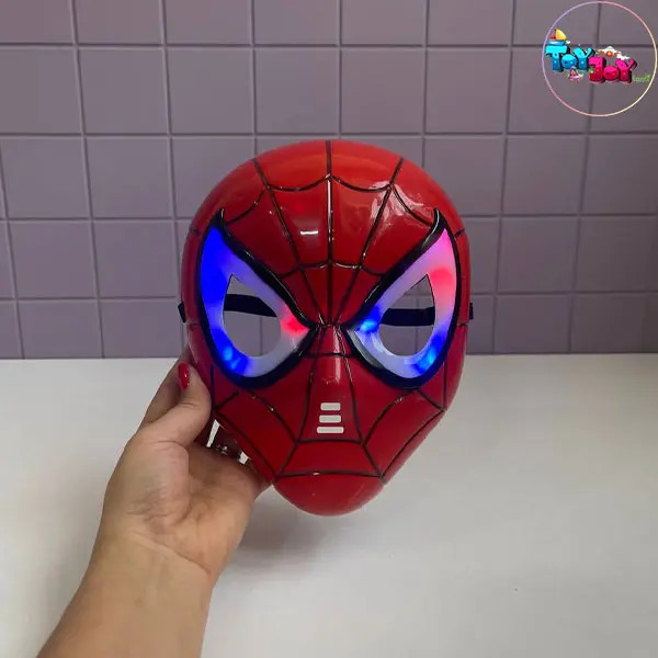 ماسک ابرقهرمان چراغدار مدل اسپایدرمن، آیرونمن، کاپیتان آمریکا، ترنسفورمرز و بامبلبی