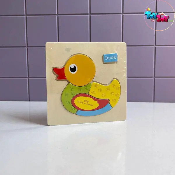 پازل چوبی حیوانات (اردک، اسب، ببر، خرس)