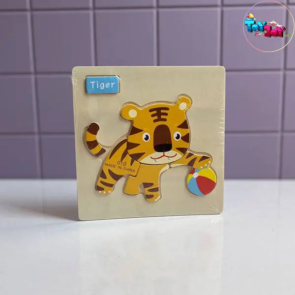 پازل چوبی حیوانات (اردک، اسب، ببر، خرس)