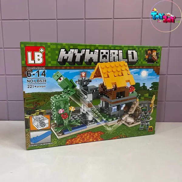 لگو ماینکرافت سری ۴ تایی MYWORLD برند LB مدل 539