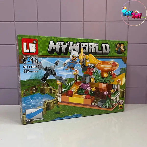 لگو ماینکرافت سری ۴ تایی MYWORLD برند LB مدل 539