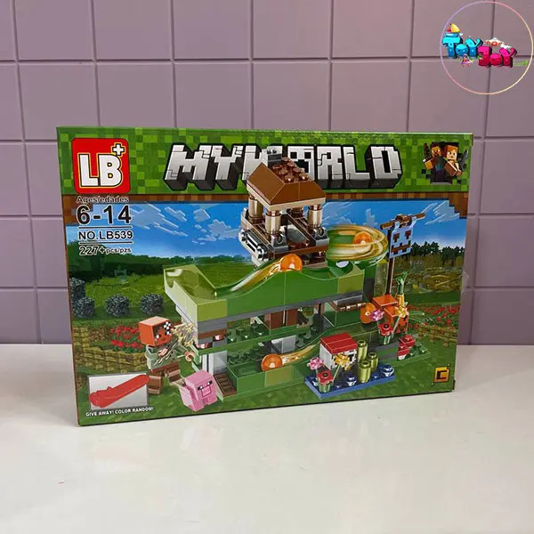 لگو ماینکرافت سری ۴ تایی MYWORLD برند LB مدل 539