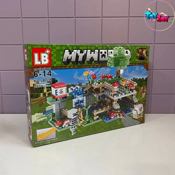 لگو ماینکرافت سری ۴ تایی MYWORLD برند LB مدل 539