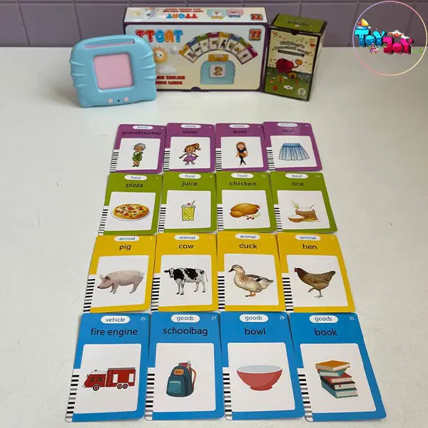 کیت فلش کارت آموزش زبان انگلیسی کودک – تی تی کت