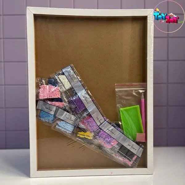 نقاشی الماسی بومی 30×40 همراه با ابزار کامل