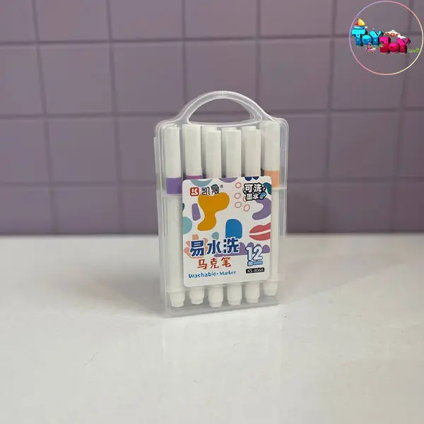 ماژیک نقاشی قابل شستشو 12 رنگ کودک