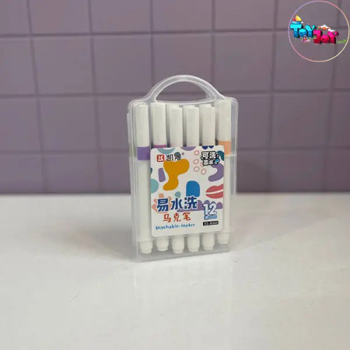 ماژیک نقاشی قابل شستشو 12 رنگ کودک