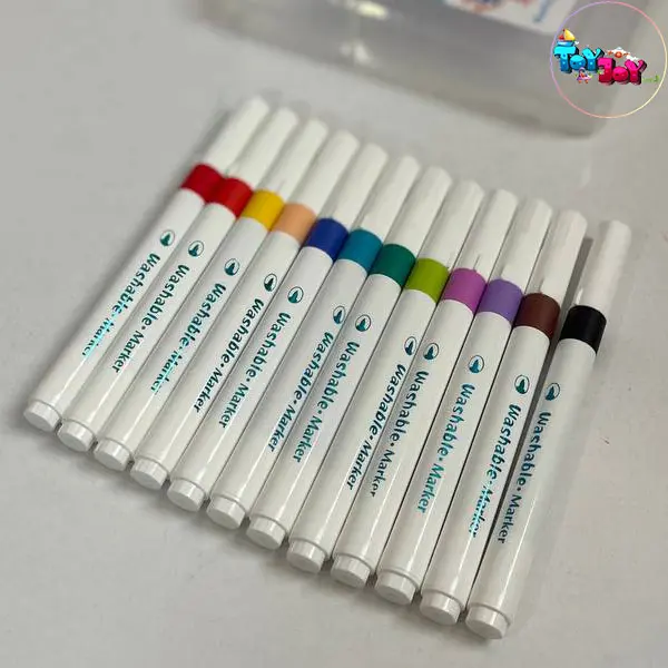 ماژیک نقاشی قابل شستشو 12 رنگ کودک