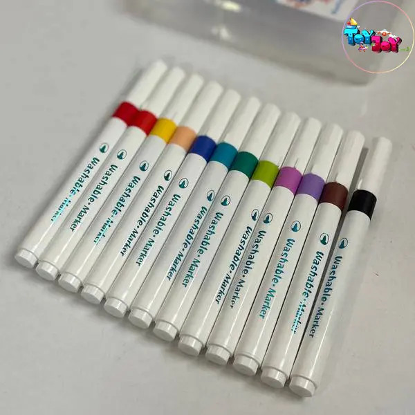 ماژیک نقاشی قابل شستشو 12 رنگ کودک