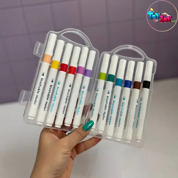 ماژیک نقاشی قابل شستشو 12 رنگ کودک