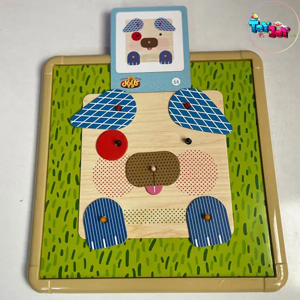 بازی فکری پازل چهره‌سازی کارابال (30 کارت الگو + 27 قطعه)