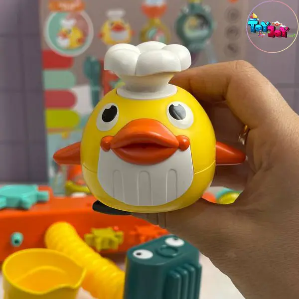 ست حمام کودک A55-11 با دوش تلفنی و اکسسوری‌های آب‌بازی