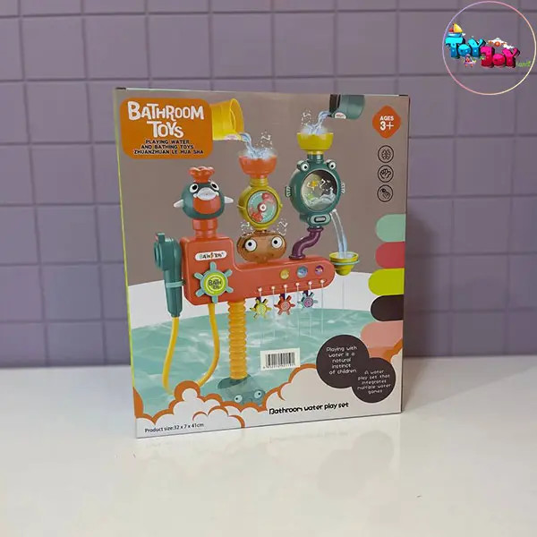 ست حمام کودک A55-11 با دوش تلفنی و اکسسوریهای آببازی