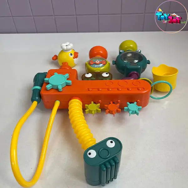 ست حمام کودک A55-11 با دوش تلفنی و اکسسوریهای آببازی