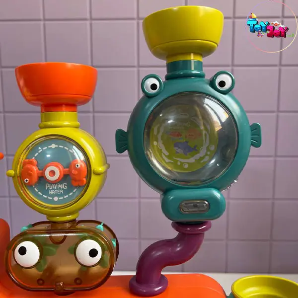 ست حمام کودک A55-11 با دوش تلفنی و اکسسوری‌های آب‌بازی