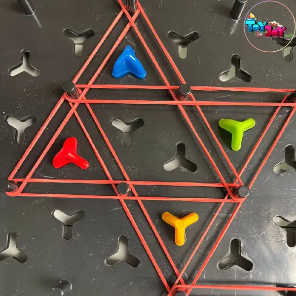 بازی فکری مثلث (دوز )  زنجیره ای تریگل triggle