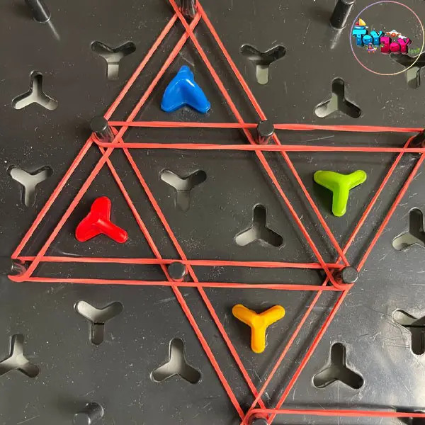 بازی فکری مثلث (دوز ) زنجیره ای تریگل triggle