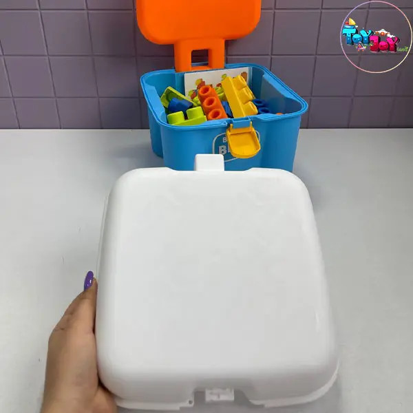 لگو اسباببازی نرم ۳۲ تکه مدل صندلی (صورتی و آبی)