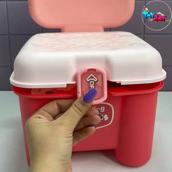 لگو اسباب‌بازی نرم ۳۲ تکه مدل صندلی (صورتی و آبی)