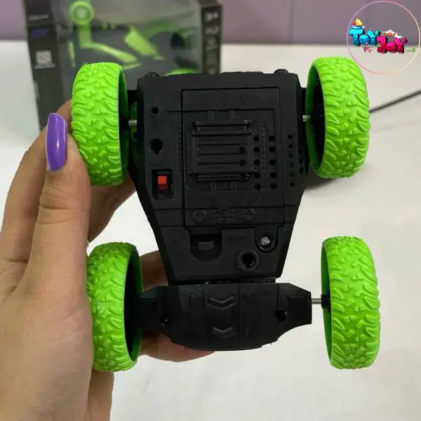 ماشین دیوانه کنترلی شارژی – حرکات ۳۶۰ درجه با چراغ ثابت