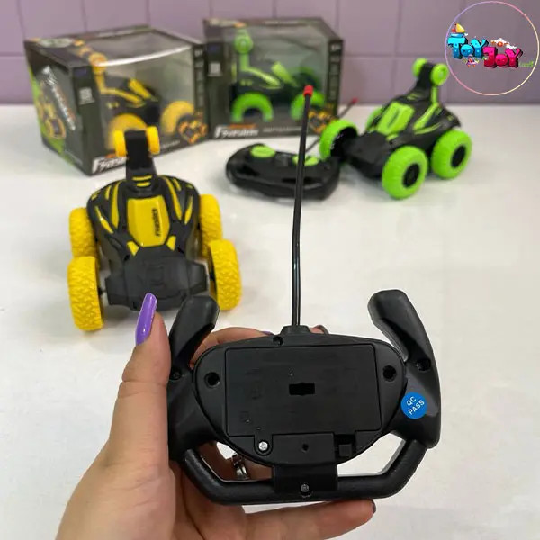 ماشین دیوانه کنترلی شارژی – حرکات ۳۶۰ درجه با چراغ ثابت