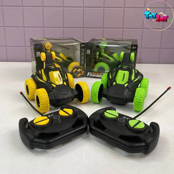 ماشین دیوانه کنترلی شارژی – حرکات ۳۶۰ درجه با چراغ ثابت